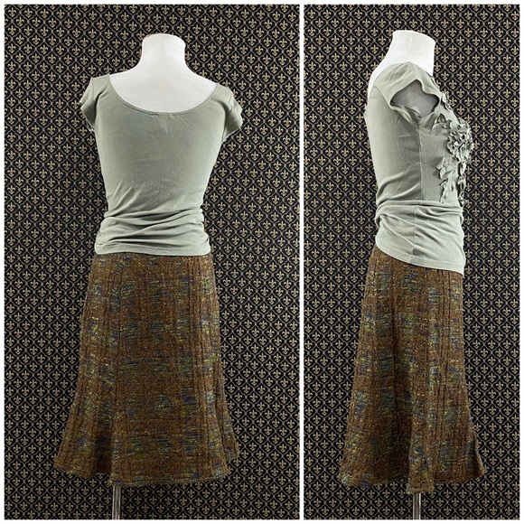 2005 Anthro “Hickory Tweed Skirt” by C.C. Outlaw - Picture 12 of 16